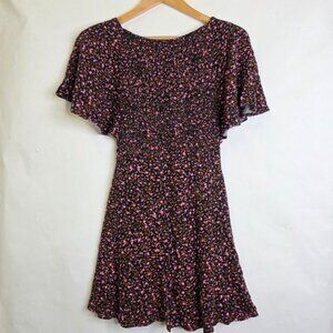 Free people Tie-Back Florence Mini Fit- ;-Flare Dress